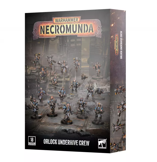 Warhammer Necromunda - Orlock Underhive Crew (18 figurek) - Gra planszowa