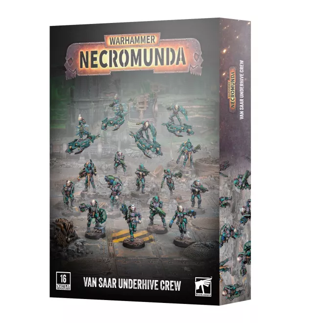 Warhammer Necromunda - Van Saar Underhive Crew (16 figurek) - Gra planszowa