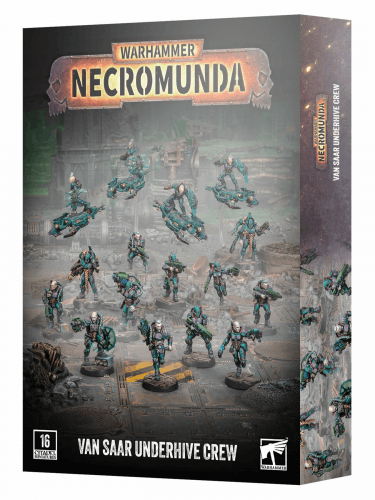 Warhammer Necromunda - Van Saar Underhive Crew (16 figurek)