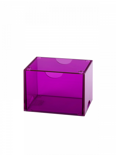 Pudełko na karty Dragon Shield - Clear Purple (Strongbox 100+)