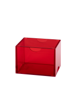 Pudełko na karty Dragon Shield - Clear Red (Strongbox 100+)