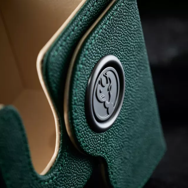 Pudełko na karty Dragon Shield - Lock System Dragon Box 100+ - Green & Sand - Pudełko na karty