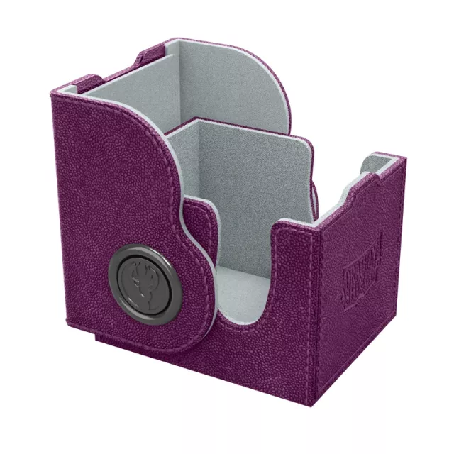 Pudełko na karty Dragon Shield - Lock System Dragon Box 100+ - Purple & Frost - Pudełko na karty