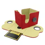 Pudełko na karty Dragon Shield - Lock System Dragon Box 100+ - Red & Lemon - Pudełko na karty