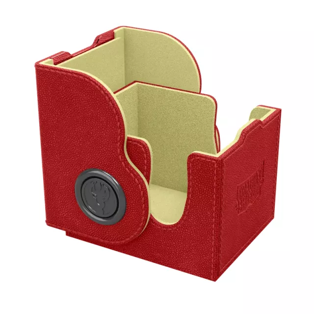 Pudełko na karty Dragon Shield - Lock System Dragon Box 100+ - Red & Lemon - Pudełko na karty