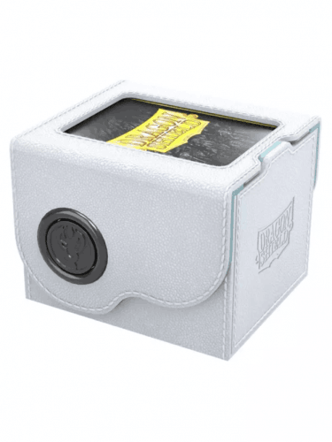 Pudełko na karty Dragon Shield - Lock System Dragon Box 100+ - White & Aqua