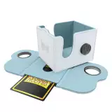 Pudełko na karty Dragon Shield - Lock System Dragon Box 100+ - White & Aqua - Pudełko na karty