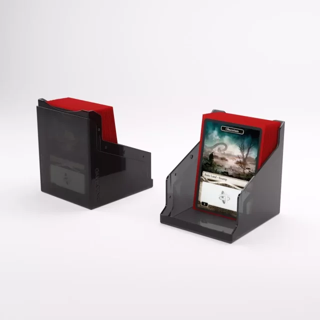 Pudełko na karty Gamegenic - Bastion 100+ XL Black / Clear