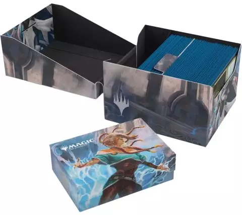 Pudełko na karty Gamegenic - Magic: The Gathering - Soft Crate 100+ XL Reality Fracture - Tam Beleren, Conflicted & Jace, Building Reality - MTG: Reality Fracture