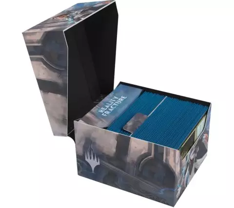 Pudełko na karty Gamegenic - Magic: The Gathering - Soft Crate 100+ XL Reality Fracture - Tam Beleren, Conflicted & Jace, Building Reality - Magic The Gathering