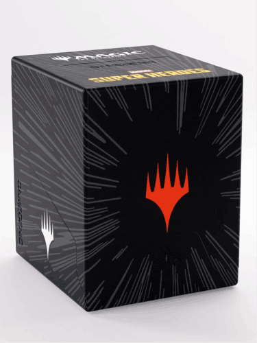 Pudełko na karty Gamegenic - Marvel Super Heroes - Bastion 100+ XL Comic Burst Black