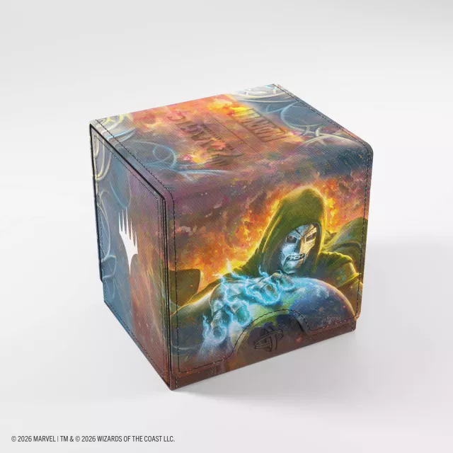 Pudełko na karty Gamegenic - Marvel Super Heroes - Sidekick PRO 100+ XL Convertible Doom Reigns Supreme/Loki Laufeyson - MTG: Marvel Super Heroes