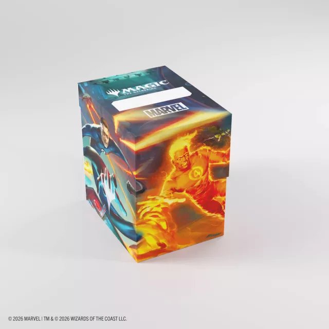 Pudełko na karty Gamegenic - Marvel Super Heroes - Soft Dynacrate 100+ XL Sideloading The Fantastic Four Unleashed - Magic The Gathering