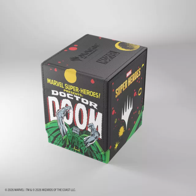 Pudełko na karty Gamegenic - Marvel Super Heroes - Squire 100+ XL Convertible Doctor Doom - Magic The Gathering