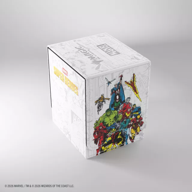 Pudełko na karty Gamegenic - Marvel Super Heroes - Squire 100+ XL Convertible Marvel Age - Magic The Gathering