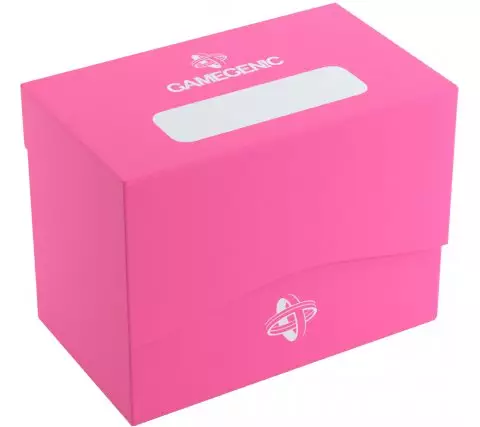Pudełko na karty Gamegenic - Side Holder 80+ Pink - Pudełko na karty