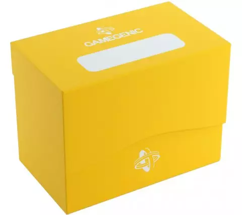 Pudełko na karty Gamegenic - Side Holder 80+ Yellow - Pudełko na karty