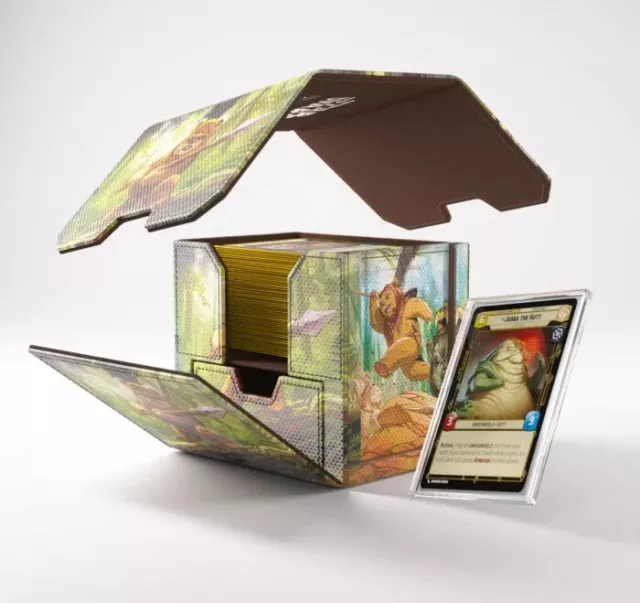 Pudełko na karty Gamegenic - Star Wars: Unlimited - Deck Pod - Ewoks - Pudełko na karty