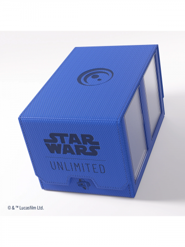 Pudełko na karty Gamegenic -  Star Wars: Unlimited Double Deck Pod Blue