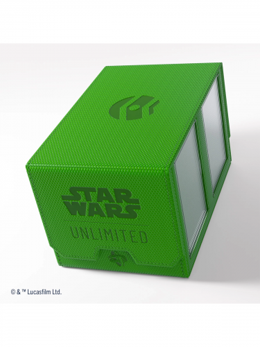 Pudełko na karty Gamegenic -  Star Wars: Unlimited Double Deck Pod Green