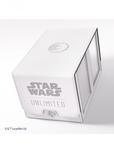 Pudełko na karty Gamegenic -  Star Wars: Unlimited Double Deck Pod White/Black