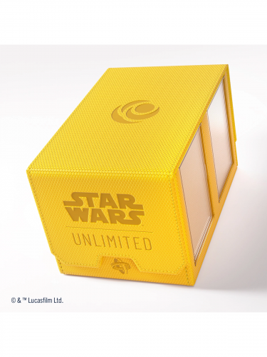 Pudełko na karty Gamegenic -  Star Wars: Unlimited Double Deck Pod Yellow