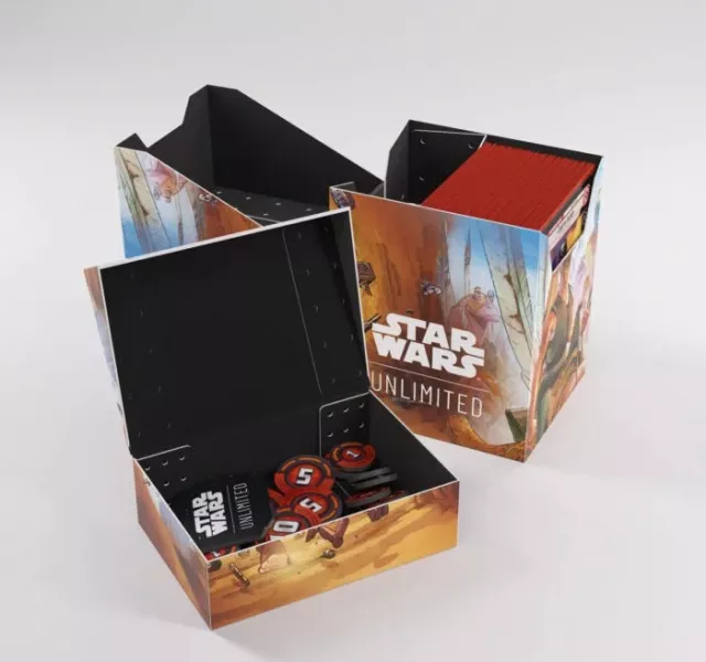 Pudełko na karty Gamegenic - Star Wars: Unlimited - Soft Crate - Jar Jar Binks - Pudełko na karty