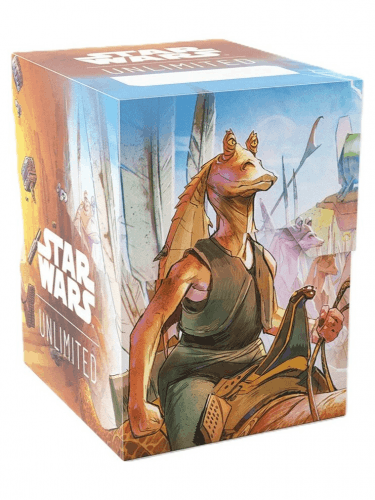 Pudełko na karty Gamegenic - Star Wars: Unlimited - Soft Crate - Jar Jar Binks