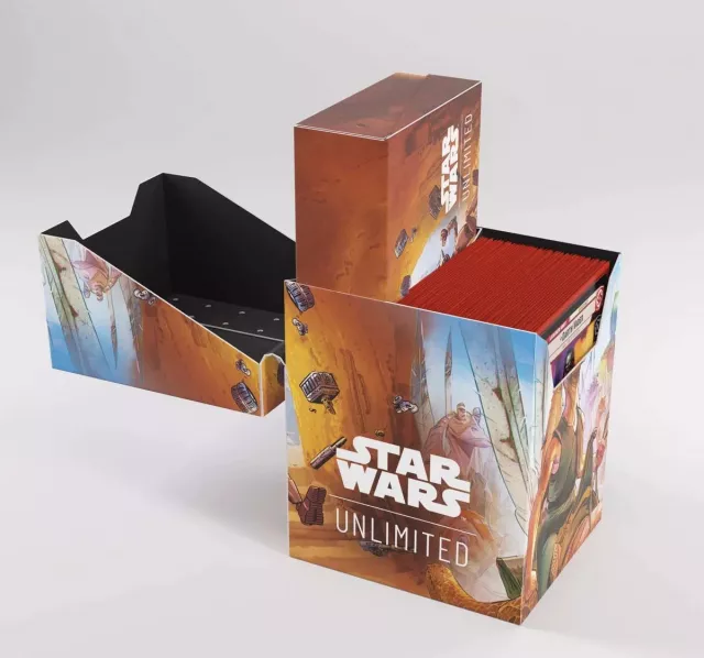 Pudełko na karty Gamegenic - Star Wars: Unlimited - Soft Crate - Jar Jar Binks - Pudełko na karty