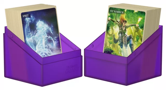 Pudełko na karty Ultimate Guard - Boulder 100+ Amethyst - Kolekcjonerska gra karciana TCG