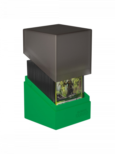 Pudełko na karty Ultimate Guard - Boulder Deck Case Black/Green (100+)