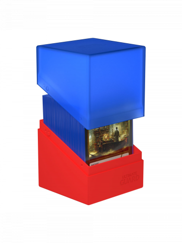 Pudełko na karty Ultimate Guard - Boulder Deck Case Blue/Red (100+)