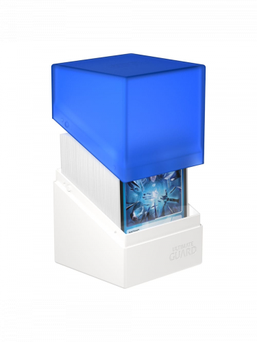 Pudełko na karty Ultimate Guard - Boulder Deck Case Blue/White (100+)