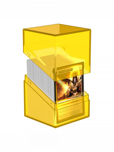 Pudełko na karty Ultimate Guard - Boulder Deck Case Clear Amber (100+)