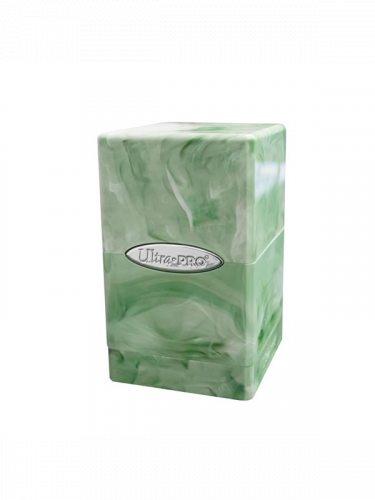 Pudełko na karty Ultra Pro - Marble Satin Tower (Lime Green/White)