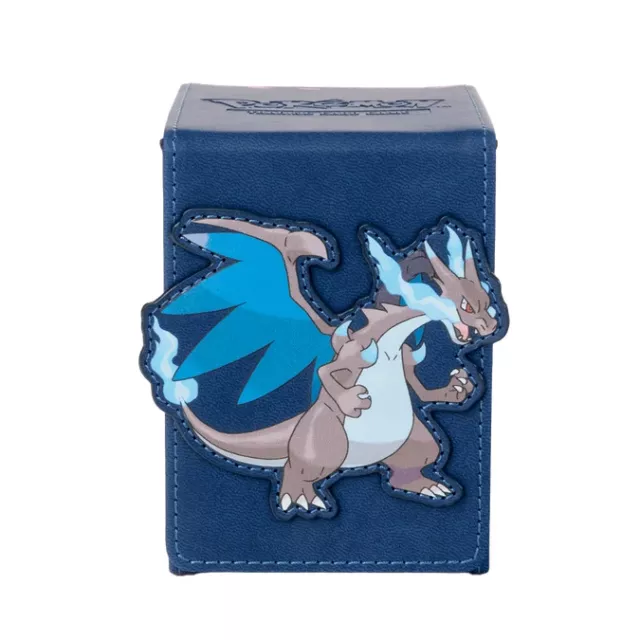 Pudełko na karty Ultra Pro - Pokémon Charizard X Flip Box - Pokémon TCG