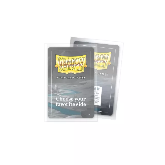 Koszulki ochronne na karty Dragon Shield - Board Game Sleeves American Mini Clear/Non-Glare (100 szt.)