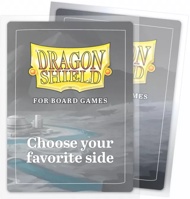 Koszulki ochronne na karty Dragon Shield - Board Game Sleeves Common Standard Clear/Non-Glare (100 szt.)
