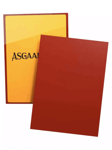 Koszulki ochronne na karty Dragon Shield - Asgaardian Sleeve: Fiery Red Standard (104 szt.)