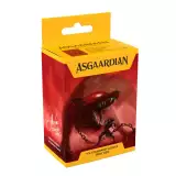 Koszulki ochronne na karty Dragon Shield - Asgaardian Sleeve: Fiery Red Standard (104 szt.)
