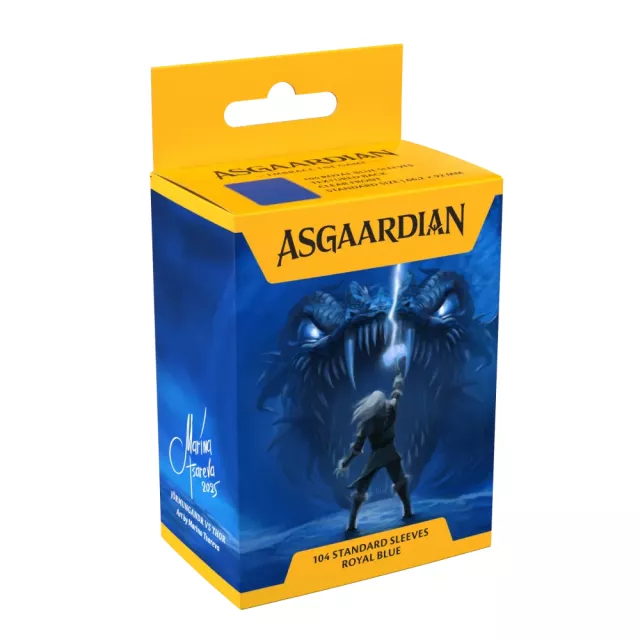Koszulki ochronne na karty Dragon Shield - Asgaardian Sleeve: Royal Blue Standard (104 szt.)