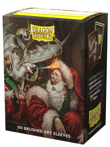 Koszulki ochronne na karty Dragon Shield - Brushed Art Christmas 2021 (100 ks)