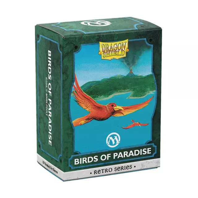 Koszulki ochronne na karty Dragon Shield - Brushed Art Retro Series Birds of Paradise (100 szt.) - Magic The Gathering