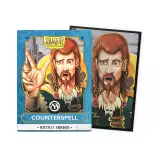 Koszulki ochronne na karty Dragon Shield - Brushed Art Retro Series Counterspell (100 szt.) - Magic The Gathering