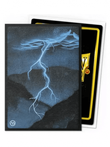 Koszulki ochronne na karty Dragon Shield - Brushed Art Retro Series Lightning Bolt (100 szt.)