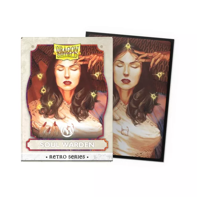 Koszulki ochronne na karty Dragon Shield - Brushed Art Retro Series Soul Warden (100 szt.) - Magic The Gathering