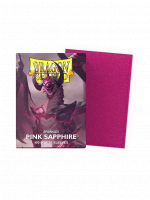 Koszulki ochronne na karty Dragon Shield - Dual Sleeves Glare Matte Pink Sapphire (100 szt.)
