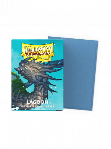 Koszulki ochronne na karty Dragon Shield - Dual Sleeves Matte Lagoon (100 szt.)