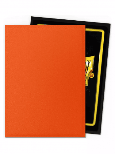 Koszulki ochronne na karty Dragon Shield - Matte Dual Sleeves Ember (100 szt.)
