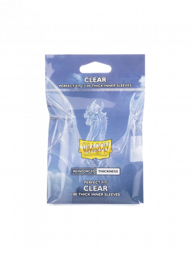 Koszulki ochronne na karty Dragon Shield - Perfect Fit Hard Toploading Clear (100 szt.)